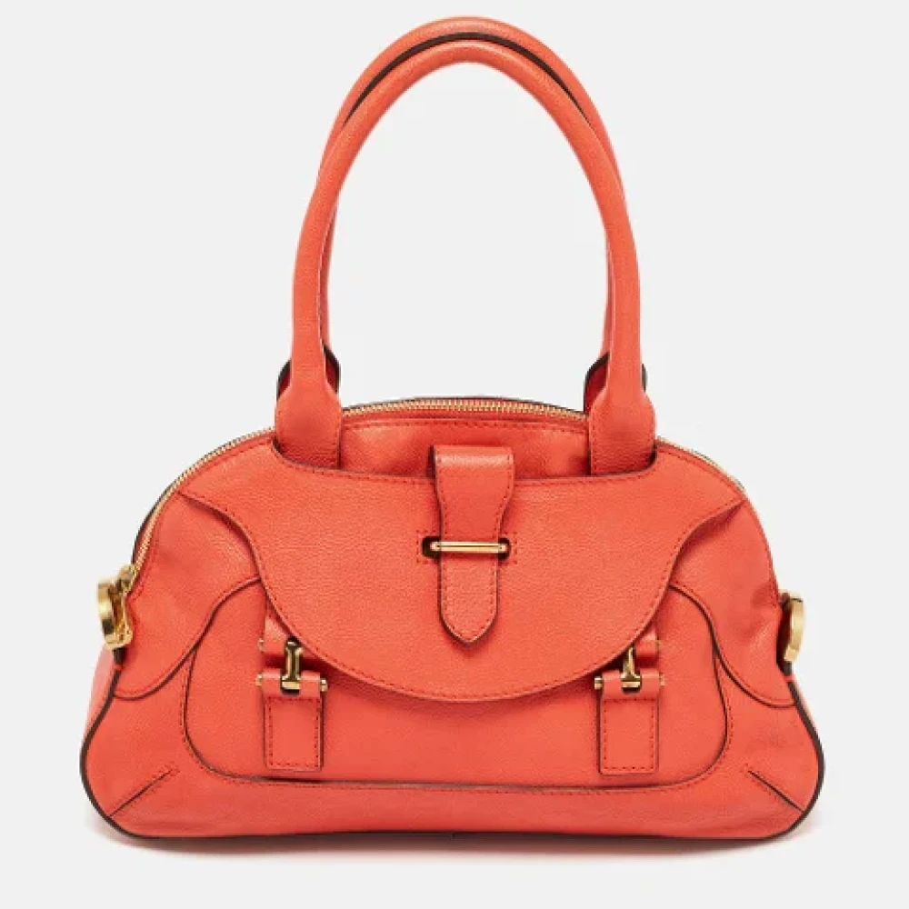 Chloé Pre-owned Leather handbags Orange Dames