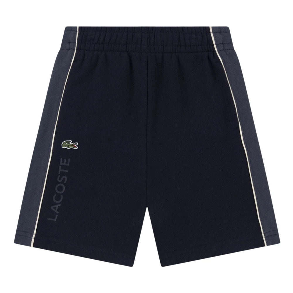 Lacoste Boys Black Shorts, 2 Y, Colourblock Shorts