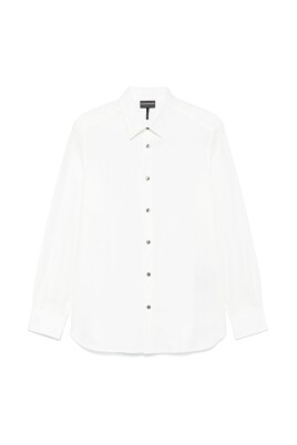 white-button-up-shirt-cutaway-collar-long-sleeves