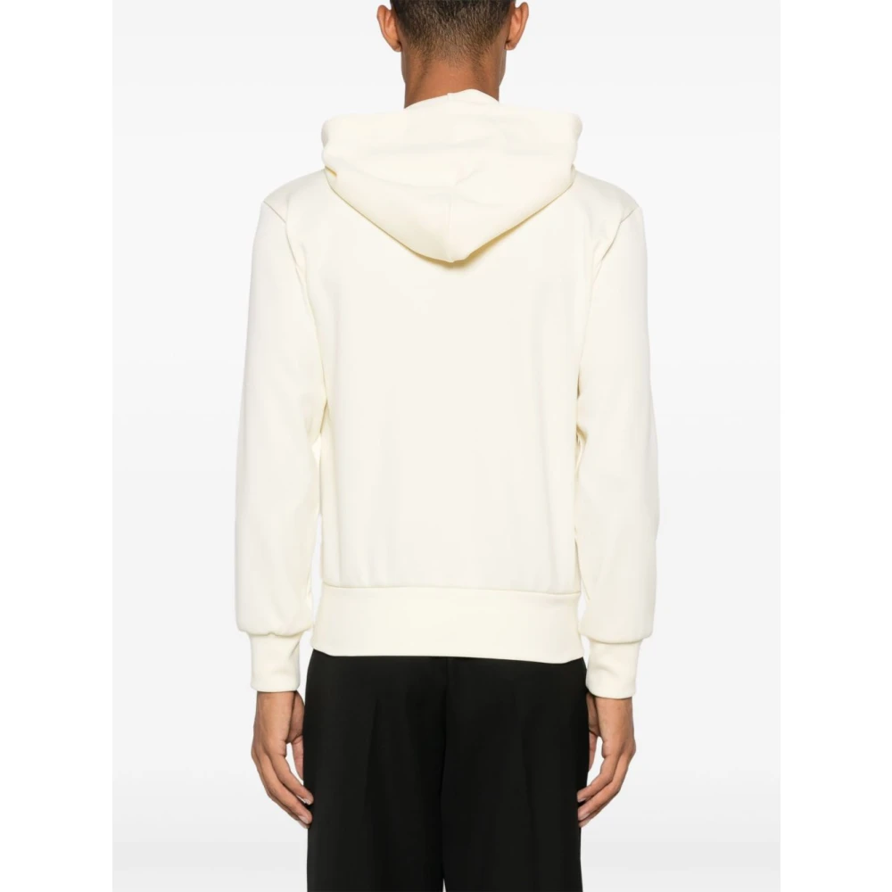 Comme des Garçons Witte Sweater met Hart Patch White Heren