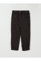 enfants-pantalons-en-coton-extensible-marron