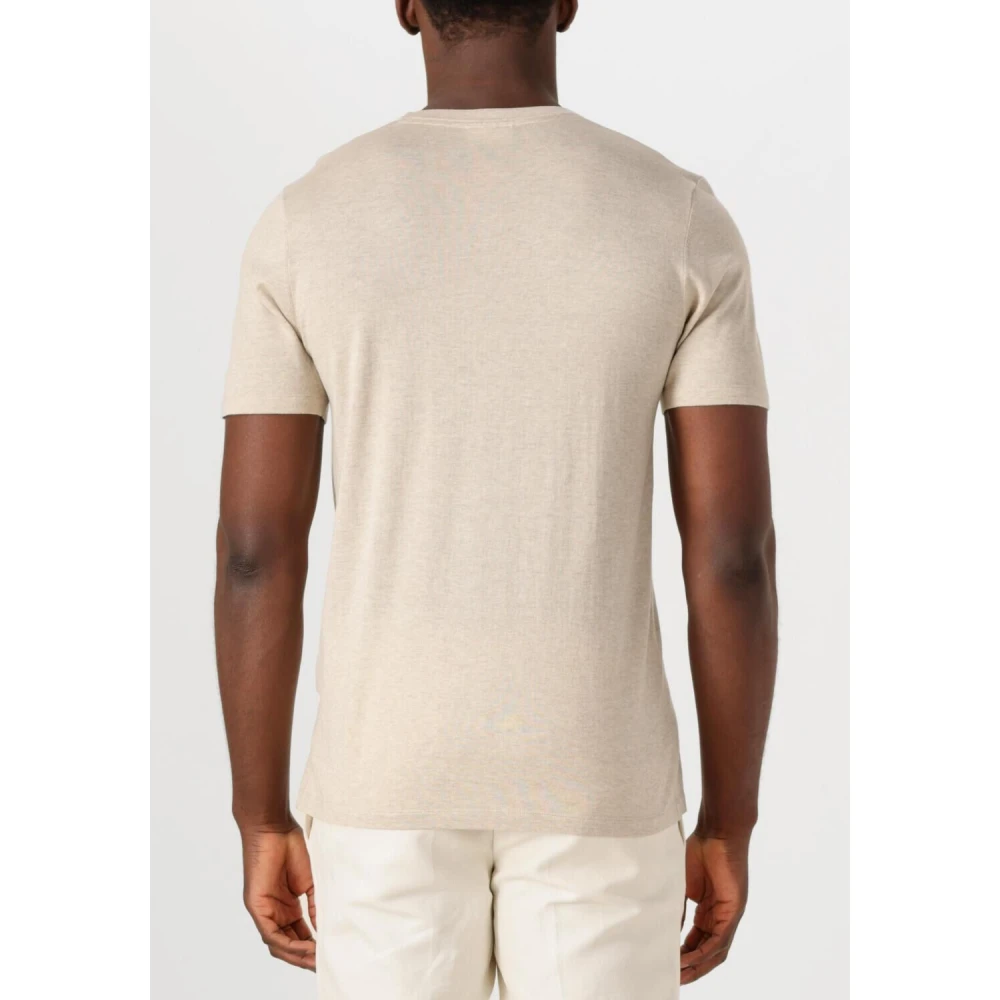 Profuomo Heren Polo & T-shirt Crew Neck Beige Heren