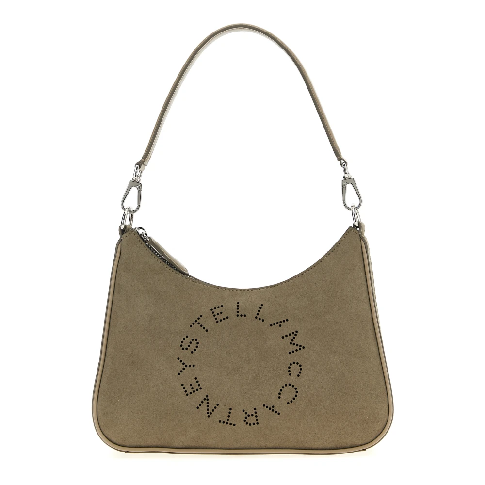 Stella Mccartney Women's Gray Small Hobo Alter Suede Shoulder Bag
