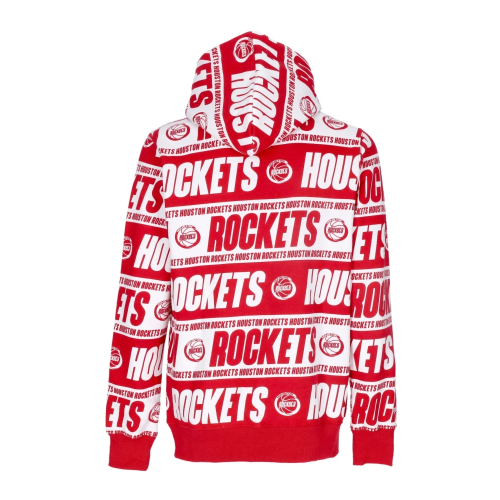 Mitchell & Ness Houston Rockets Hoodie Red Heren