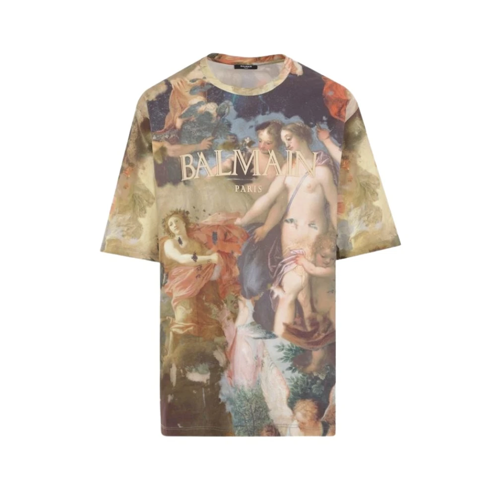 Balmain Stijlvol T-shirt voor mannen en vrouwen Multicolor Heren