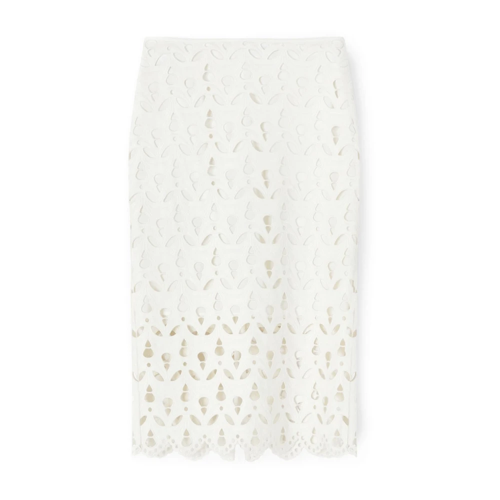 Motivi Vrouw Wit Rokken Dames, Xs, Midi Skirts