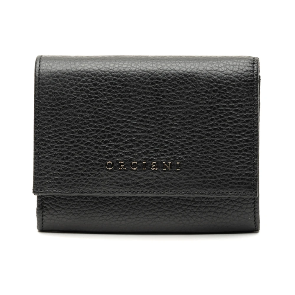 Orciani Zwarte Portemonnees Black Dames
