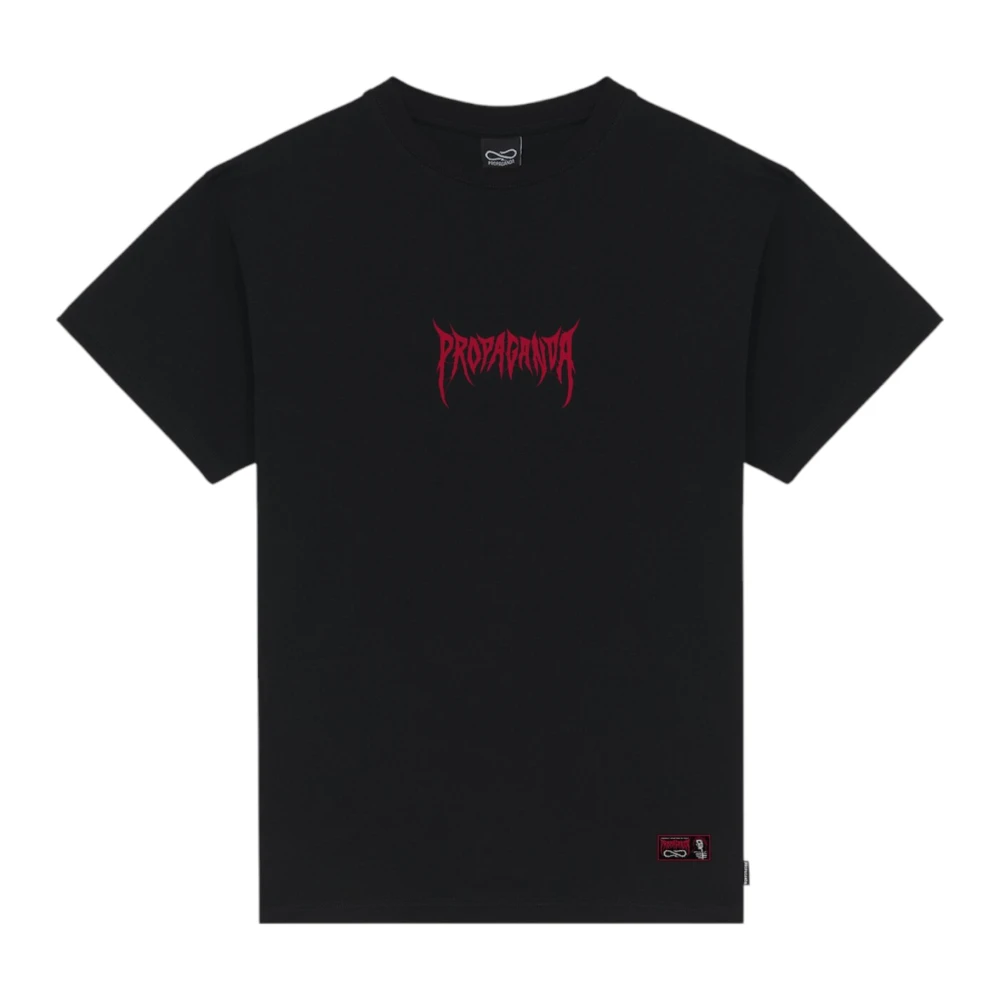Propaganda Katoenen T-shirt Korte Mouw Black Heren