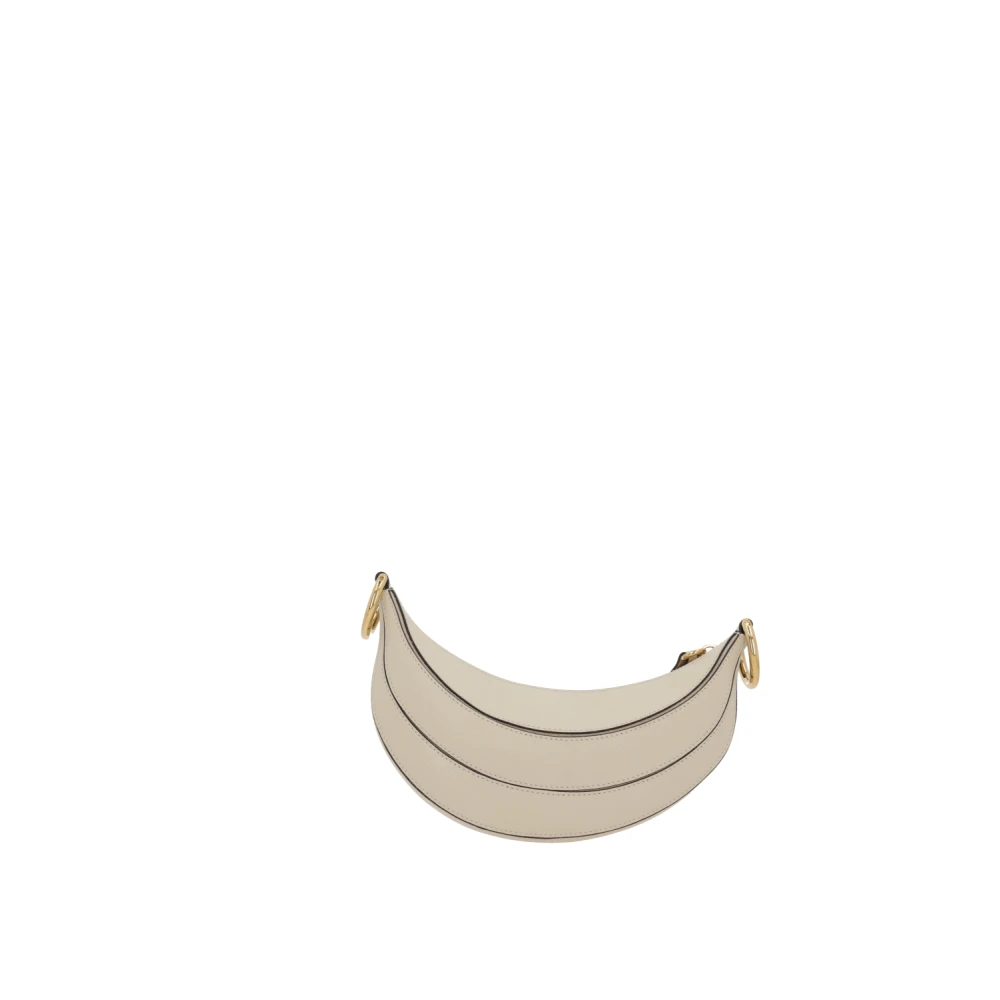 Chloé Beige leren schoudertas met gouden hardware Beige Dames