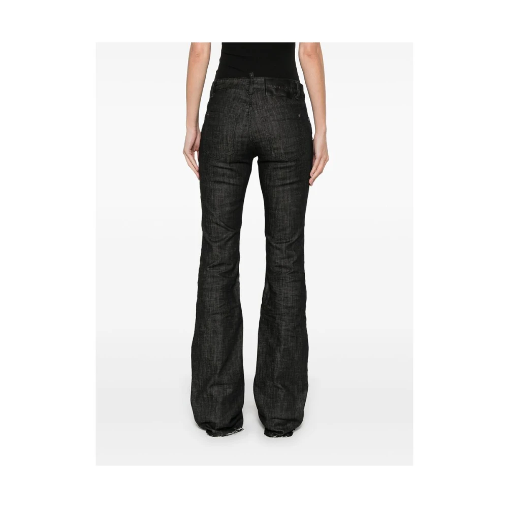 Dsquared2 Zwarte Klassieke Vijf-Pocket Jeans Black Dames