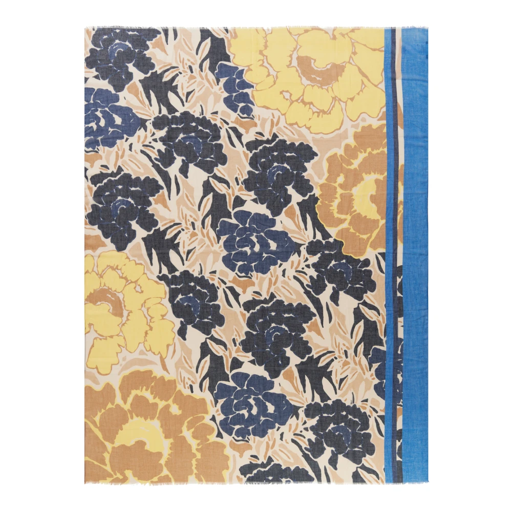 Betty Barclay Bloemen sjaal met franjes Multicolor Dames