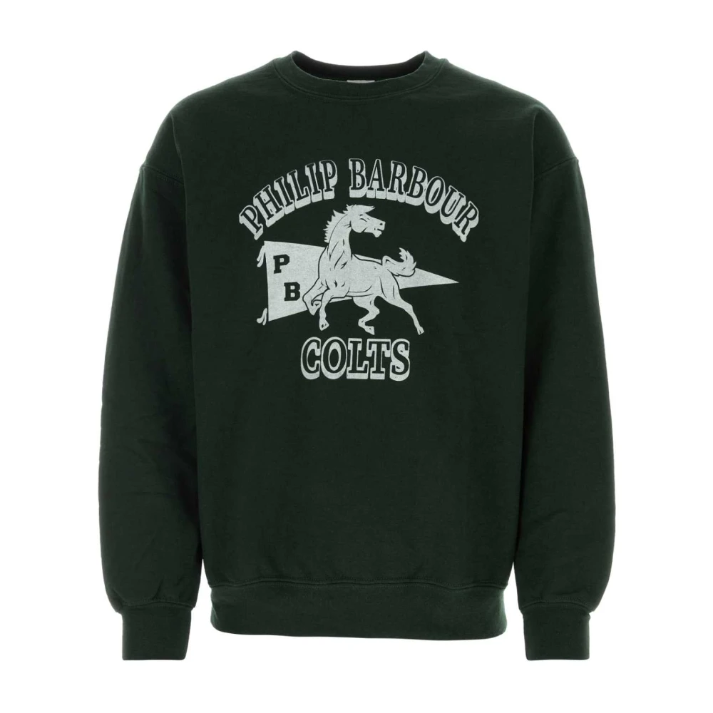 Wild Donkey Donkergroene Sweatshirt Green Heren