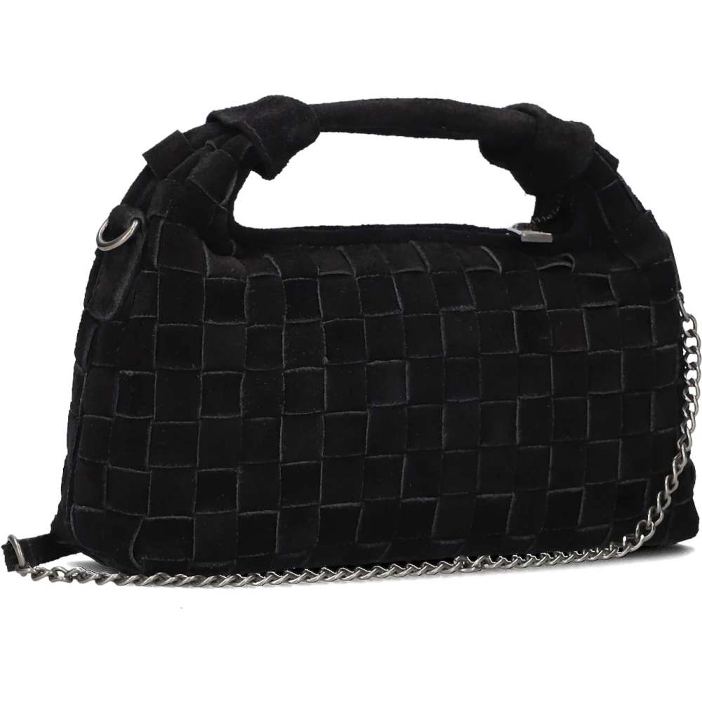 Núnoo Mini Dandy Braid Schoudertas Black Dames