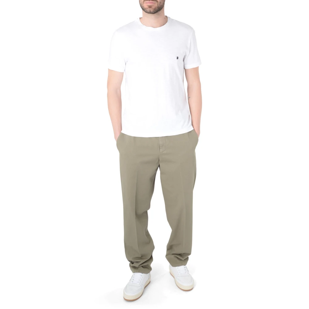 Dondup Groene Losse Chino Broek Green Heren