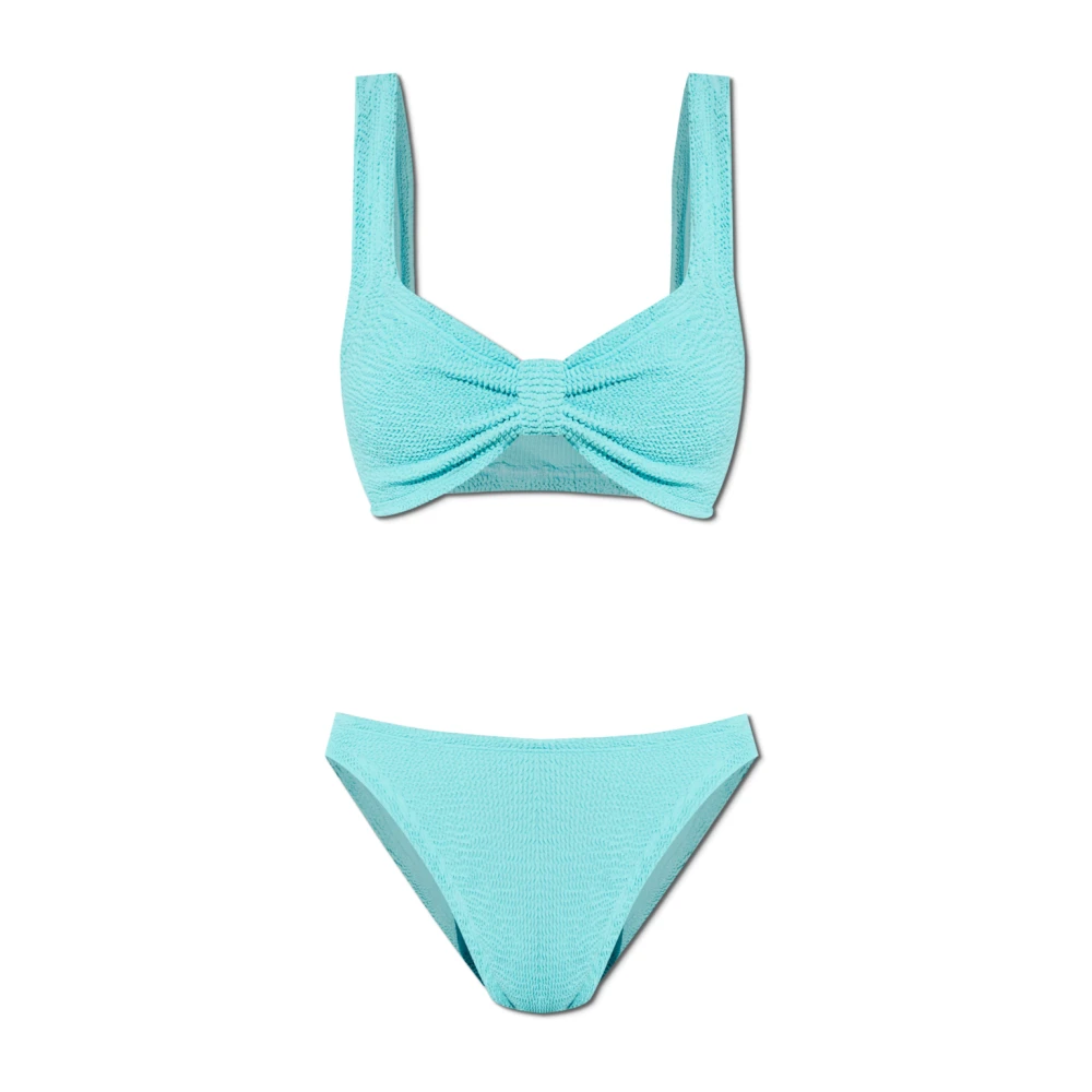 Hunza G Women's Blue Two-Piece Swimsuit Bonnie