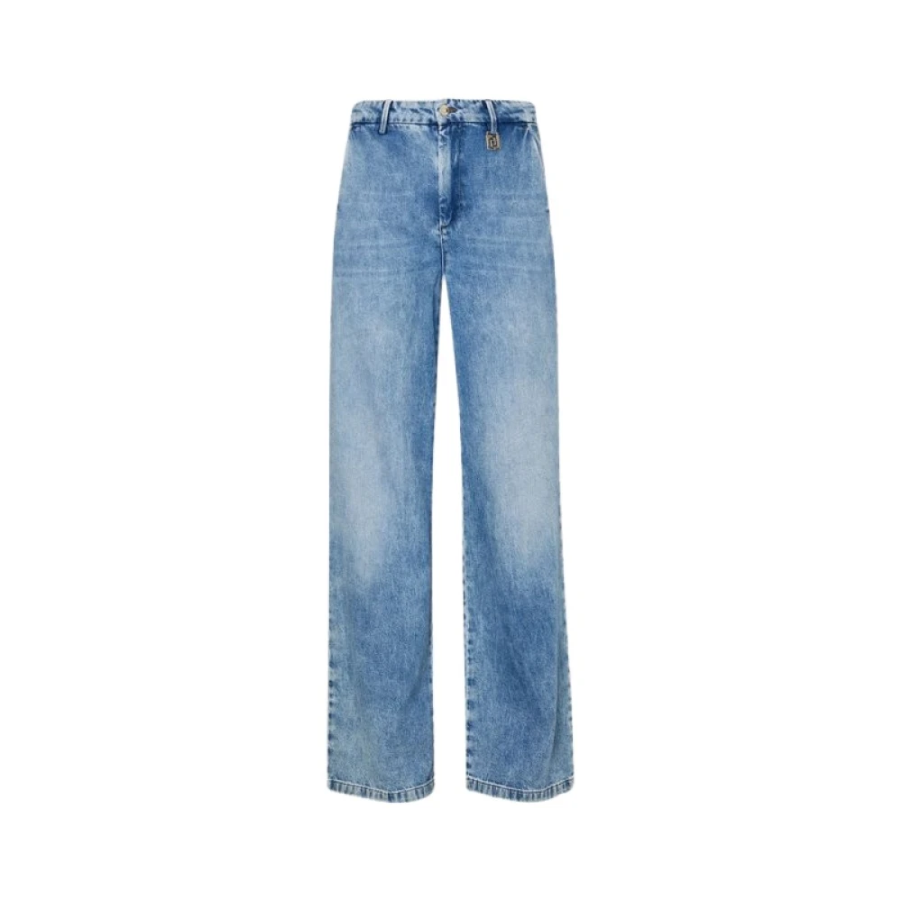 Liu Jo Femme Bleu - Wide Jeans - Jeans - Taille: W28