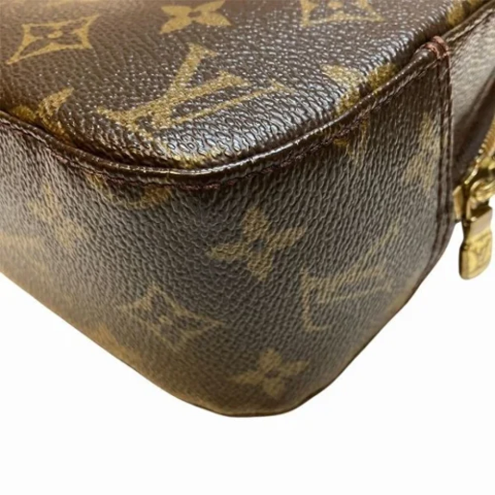 Louis Vuitton Vintage Pre-owned Fabric handbags Brown Dames