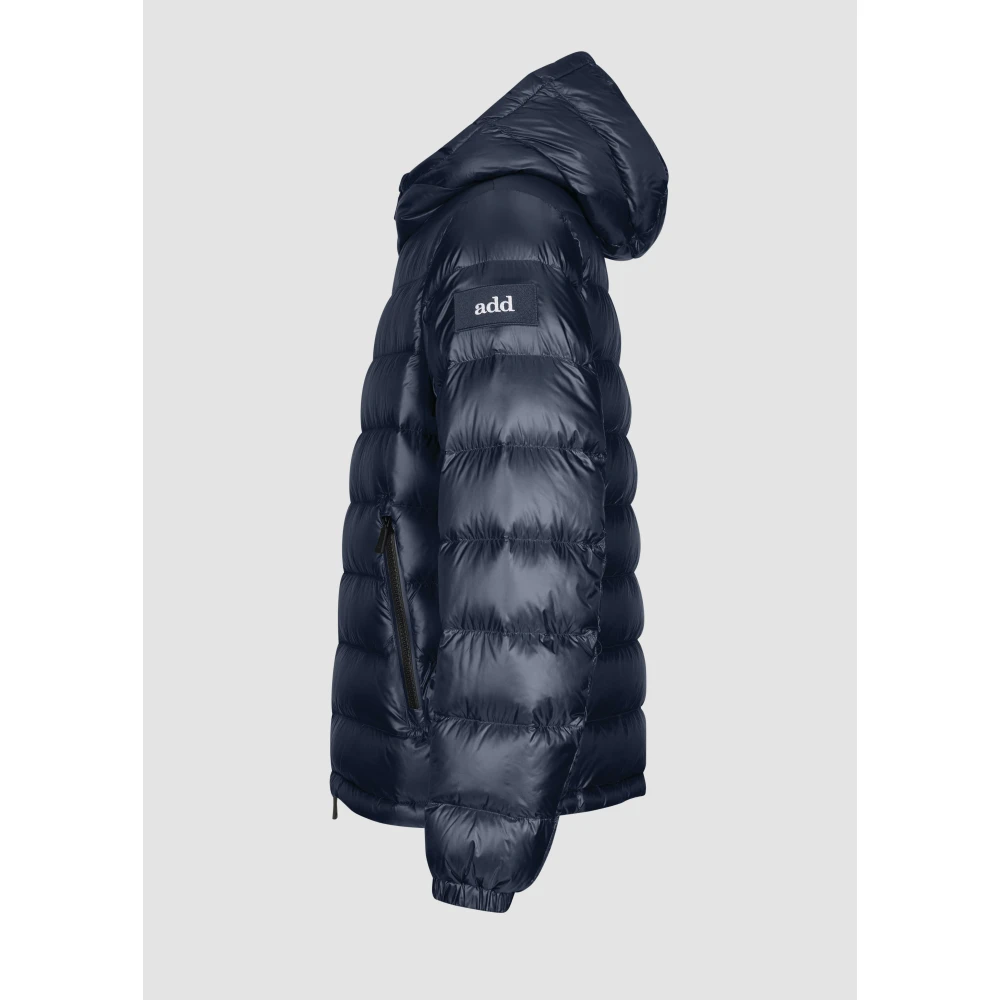 add Bomber IN Glanzend Nylon Blue Heren