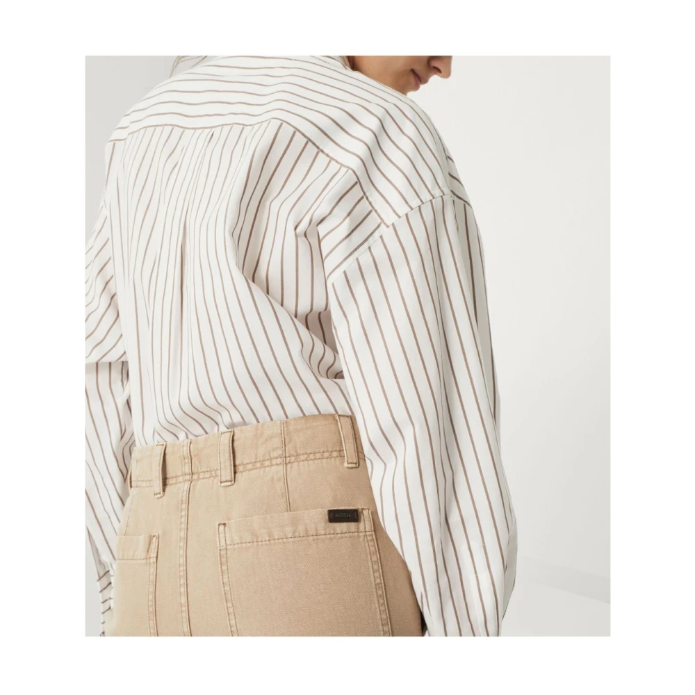 BRUNELLO CUCINELLI Beige Rokken voor Vrouwen Beige Dames