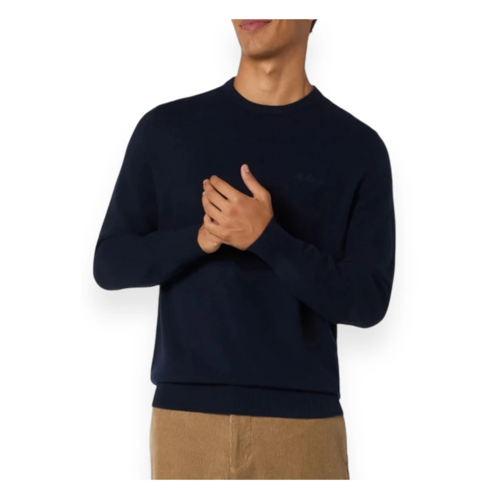 MC2 Saint Barth Regent Blend Trui voor Mannen Blue Heren