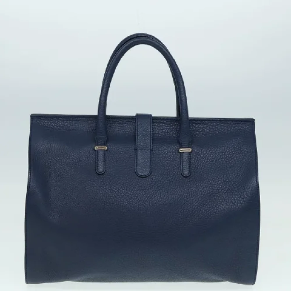 Balenciaga Vintage Pre-owned Leather balenciaga-bags Blue Dames