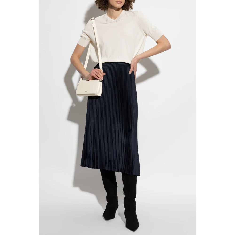 Theory Geplooide rok Blue Dames