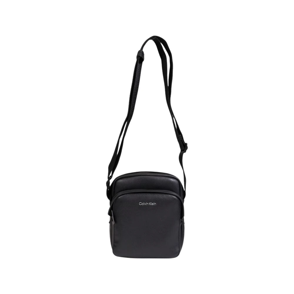 Calvin Klein Zwarte gerecyclede polyester tas Black Heren