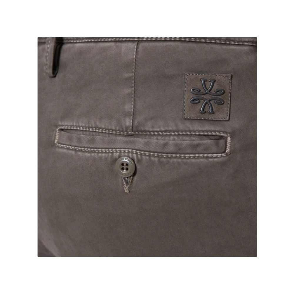 Jacob Cohën Slim Fit Taupe Peach Skin Pants Brown Heren