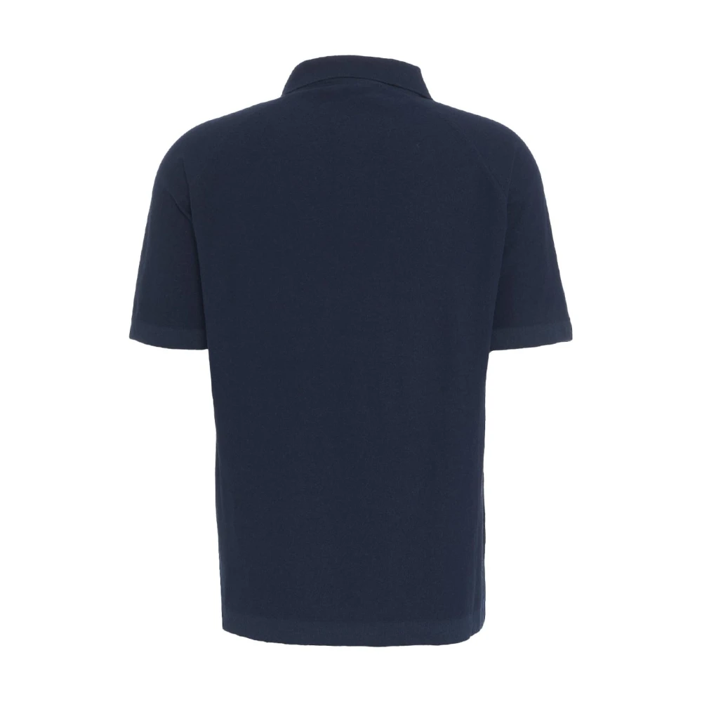 Peuterey Blauw Poloshirt Stijlvolle Kraag Blue Heren