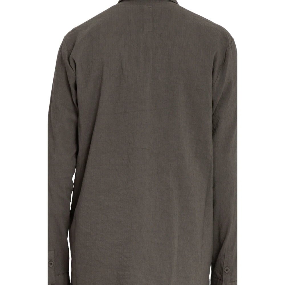 Transit Pinstripe Shirt in Tonal Stijl Gray Heren