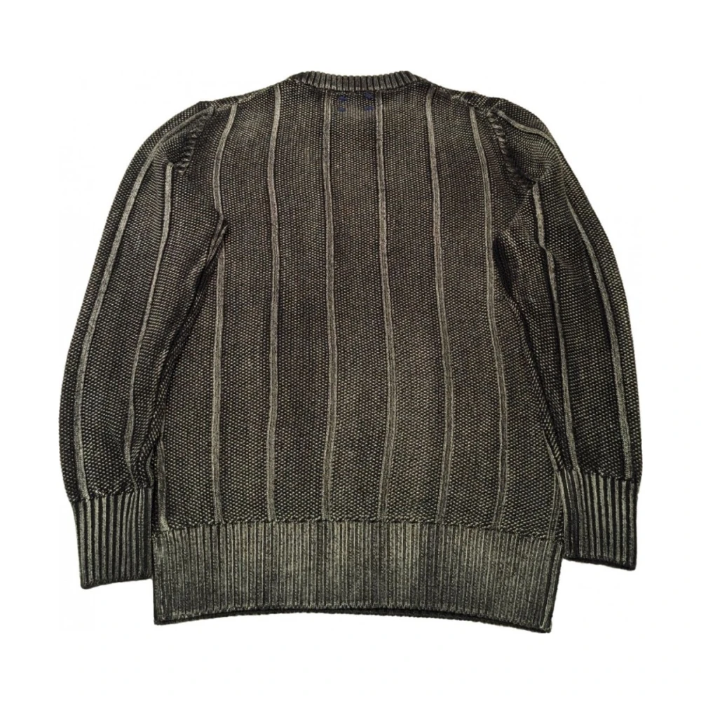 BOB Merino wol stijlvolle trui Black Heren