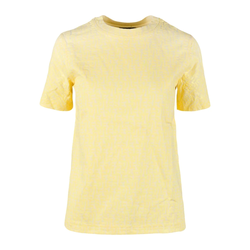 Diesel Katoenen T-shirt Yellow Dames