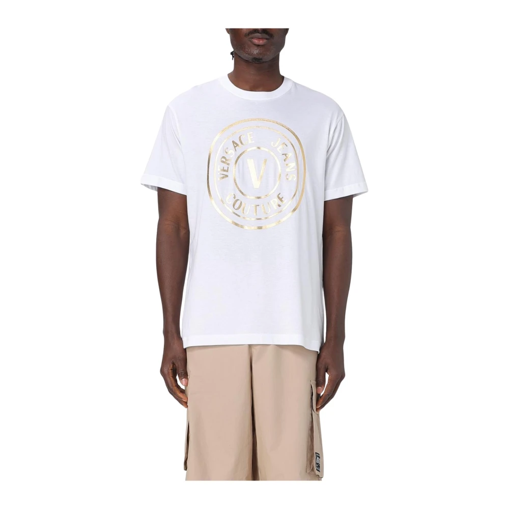 Versace Jeans Couture Men's White Couture Logo T-Shirt