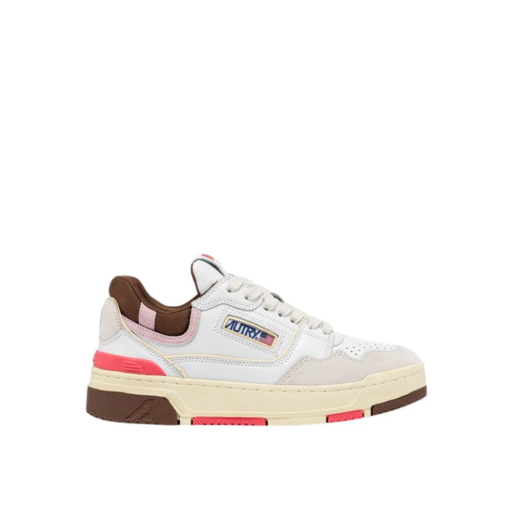 Autry Vintage Låg Topp Läder Sneakers Multicolor, Herr