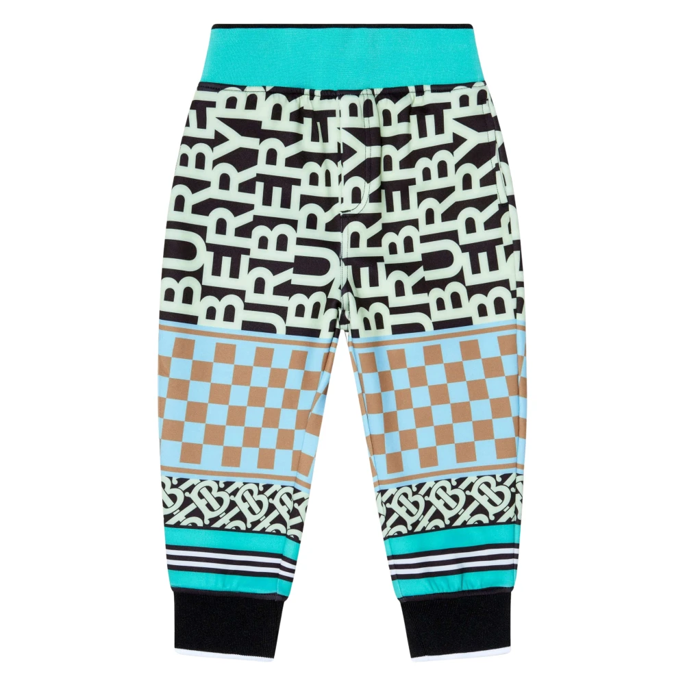 Burberry Men's Monogram Patterned Jersey Joggers
