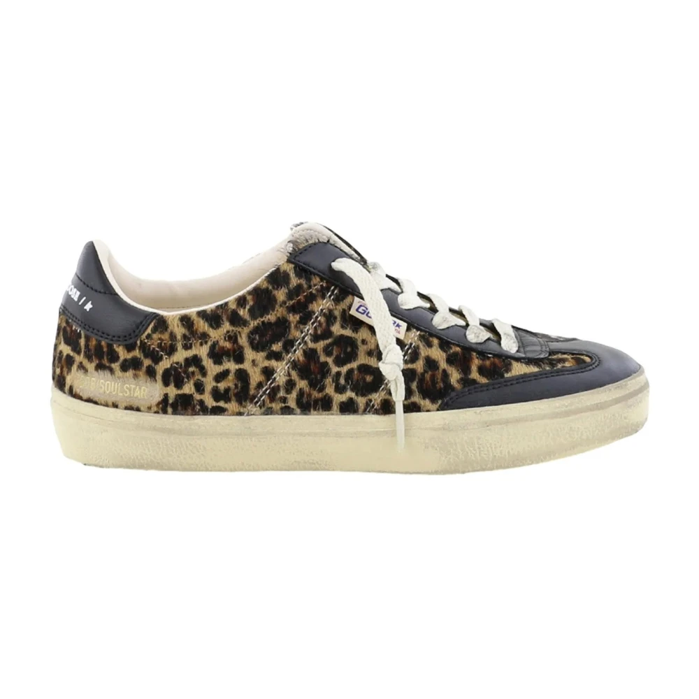 Golden Goose Women's Multicolor Sneakers,, Leo Black Soul-Star Trainers Size 6 Uk