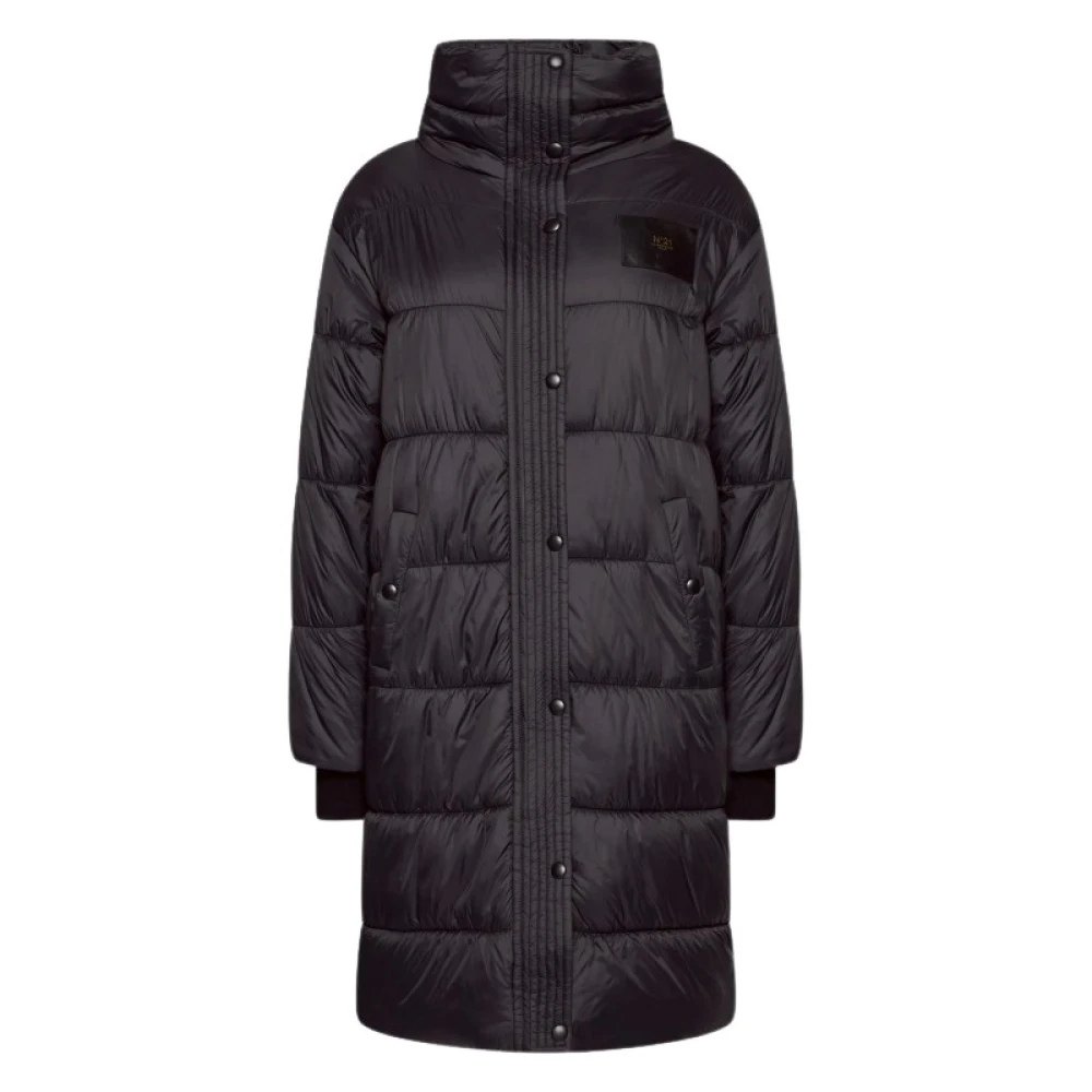 N21 Women's Black Puffer Jacket For - Parkas - 3XL - Coats