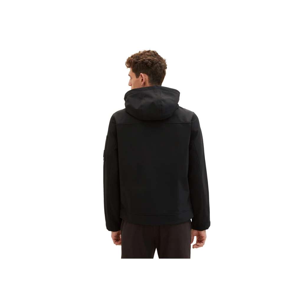 Tom Tailor Zwarte Jas Black Heren