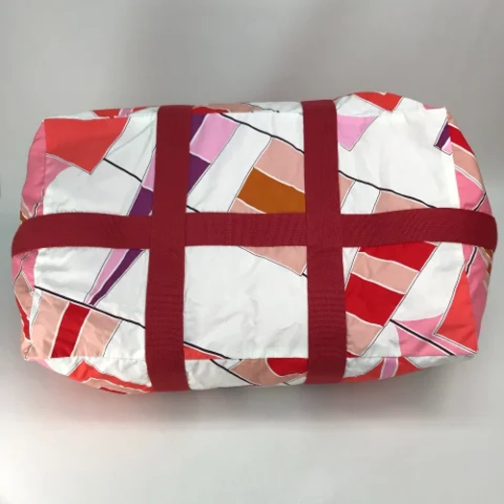 Hermès Vintage Pre-owned Cotton handbags Pink Dames