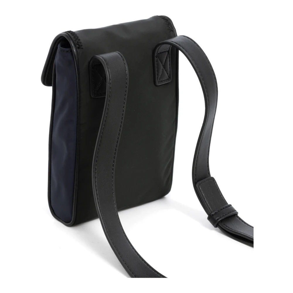 Armani Exchange Crossbody tas met verstelbare schouderband Blue Heren