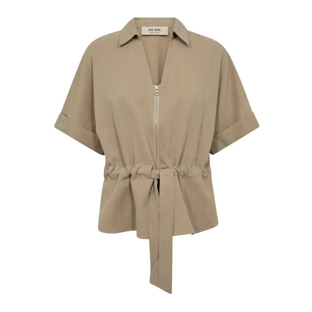 Mos Mosh Beige Blouses, Female, Xs, Blouse