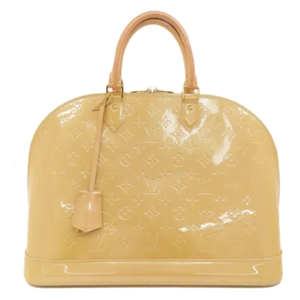 Louis Vuitton Vintage Pre-owned Canvas handbags Yellow Dames