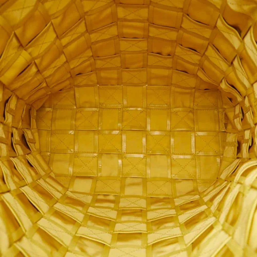 Bottega Veneta Vintage Pre-owned Fur totes Yellow Dames