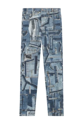 Patchwork Skinny Jeans Kollektion