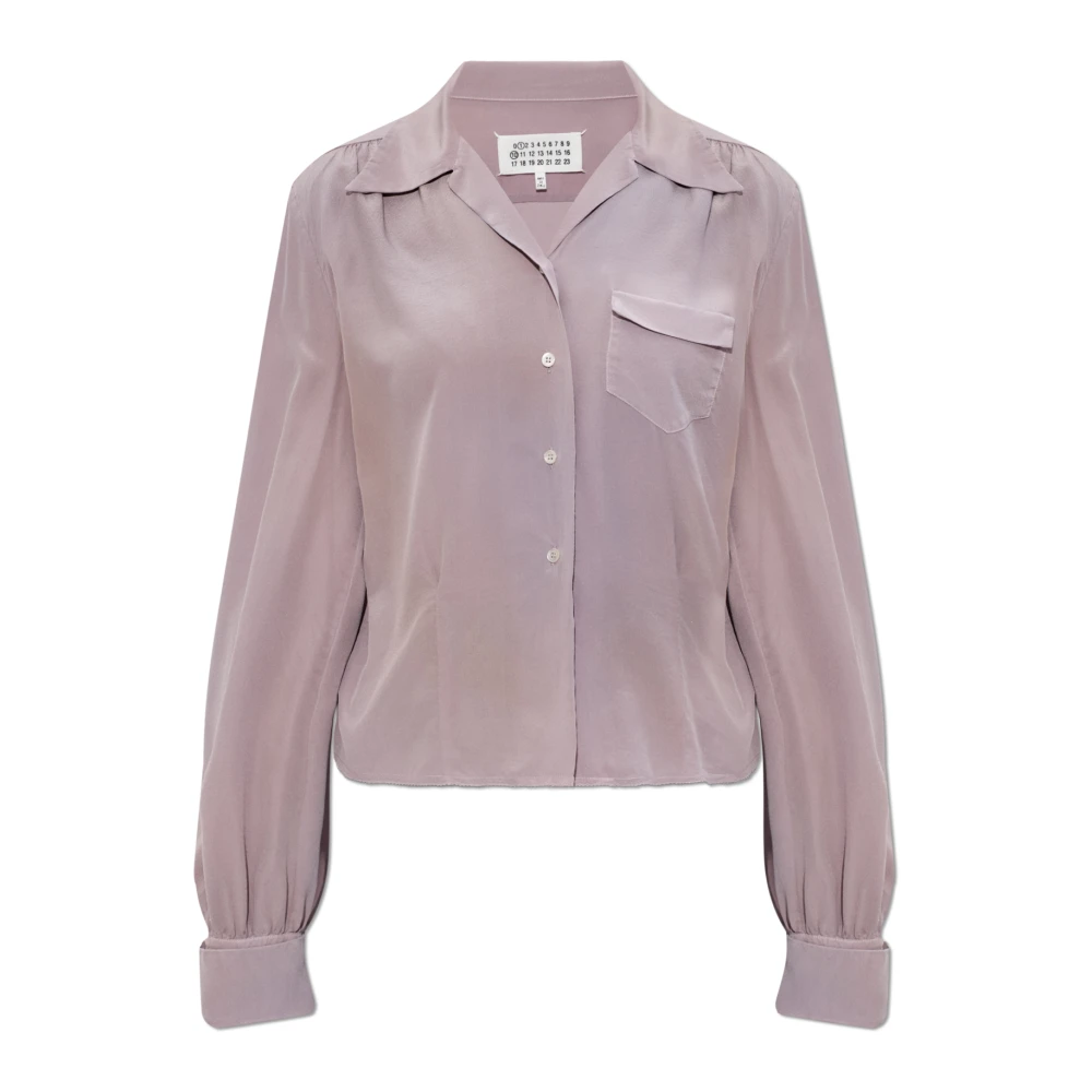 Maison Margiela Damen Rosa Blusen & Hemden, Sgröße: