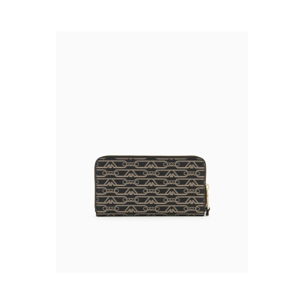 Emporio Armani Grote Array Portemonnee Black Dames