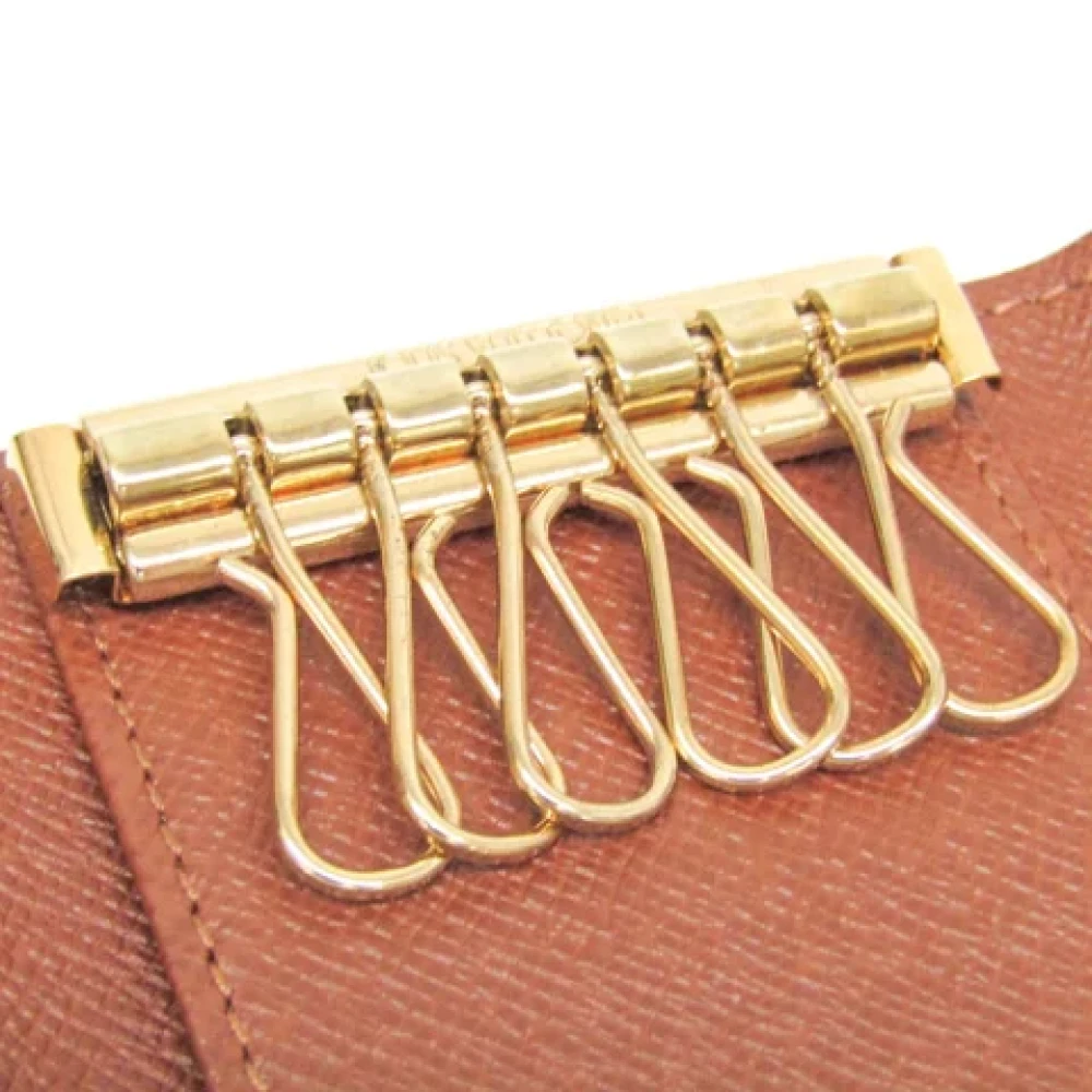 Louis Vuitton Vintage Pre-owned Fabric key-holders Brown Dames