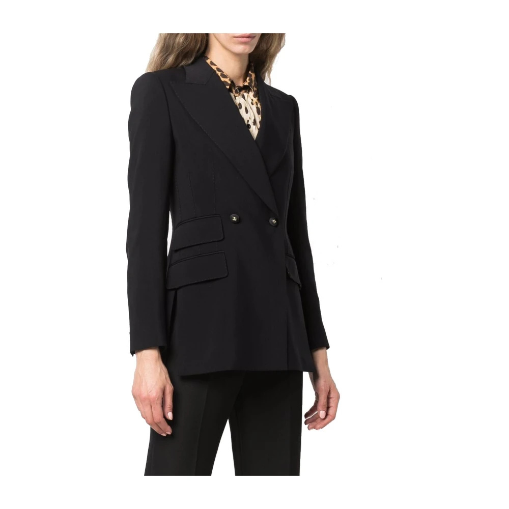 Dolce & Gabbana F29Lmtfurbgn0000 Blazer Trendy Damesblazer Black Dames