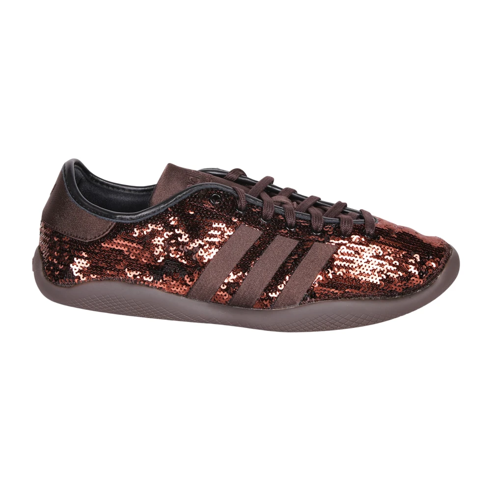 Y-3 Men's Brown Sneakers, 4 1/2 Uk, Karintha Sequin Trainers