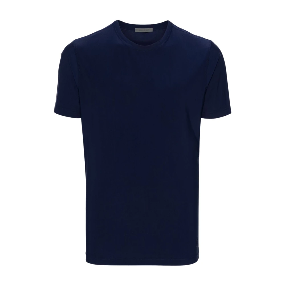 Corneliani Blauwe T-shirts en Polos Blue Heren